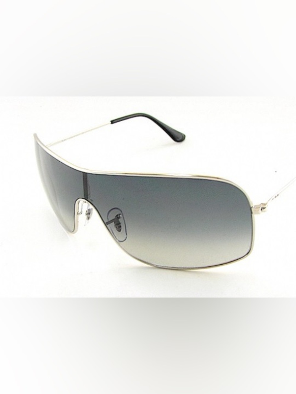 Ray-Ban  Silver Frame Sunglasses with Gray Gradient Lenses
